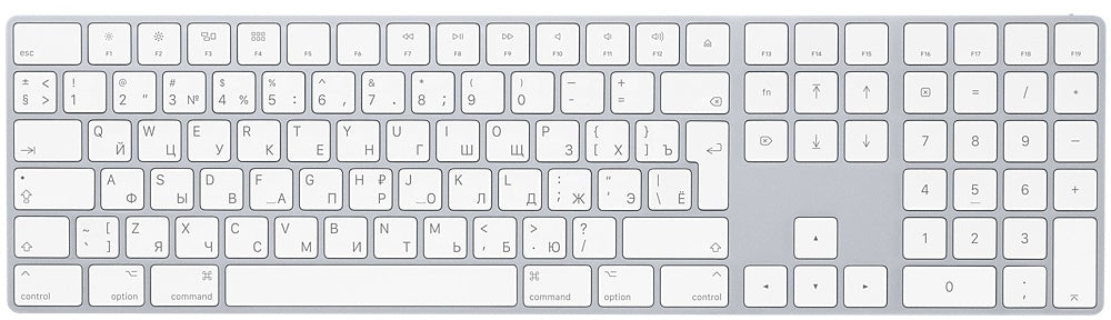 Apple Magic Keyboard with Numeric Keypad Russian