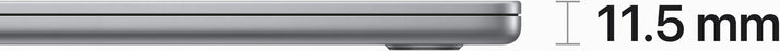 MacBook Air 15inch 512GB Apple M2 chip with 8-core CPU and 10-core GPU - Space Grey