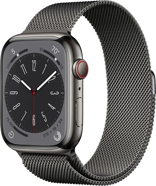 Apple Watch Series 8 41mm GPS + Cellular Graphite Stainless Steel Graphite Milanese Loop