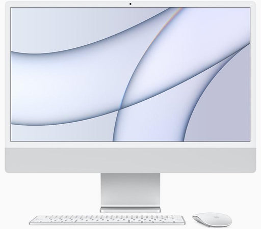 iMac 24inch with Retina 4.5K display Apple M1 chip with 8-core CPU and 7-core GPU 256GB SSD 16GB Gigabit Ethernet Magic Mouse Magic Keyboard - Silver