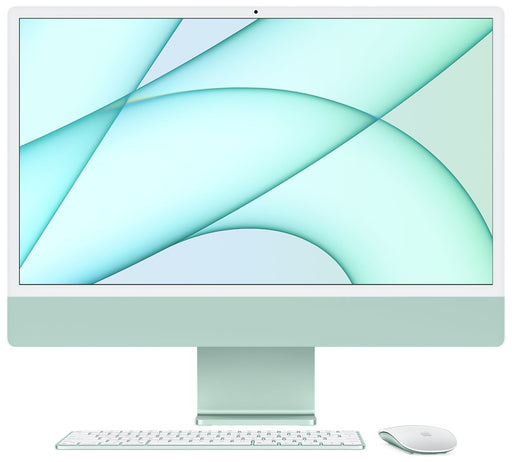 iMac 24inch with Retina 4.5K display Apple M1 chip with 8-core CPU and 7-core GPU 512GB SSD 8GB Gigabit Ethernet Magic Mouse + Magic Trackpad Magic Keyboard Touch ID - Green