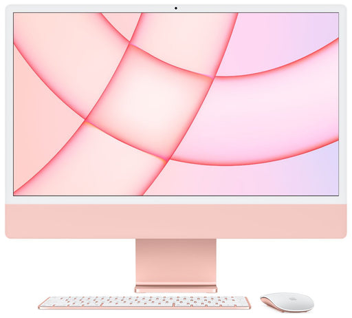 iMac 24inch with Retina 4.5K display Apple M1 chip with 8-core CPU and 7-core GPU 512GB SSD 8GB Gigabit Ethernet Magic Mouse Magic Keyboard numeronäppäimistöllä Touch ID - Pink
