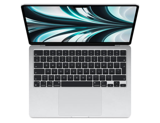 MacBook Air 13inch Silver 512GB SSD 8GB Apple M2 chip with 8-core CPU 10-core GPU and 16-core Neural Engine 67W USB-C Final Cut Pro + Logic Pro