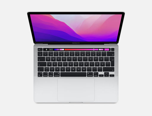 MacBook Pro 13inch Silver 256GB SSD 16GB Apple M2 chip with 8-core CPU 10-core GPU and 16-core Neural Engine 67W USB-C