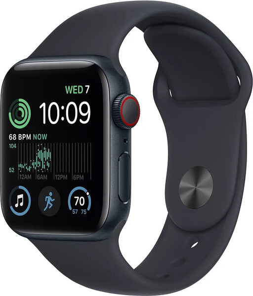 Apple Watch SE 40mm GPS + Cellular Midnight Aluminium Midnight Sport Band