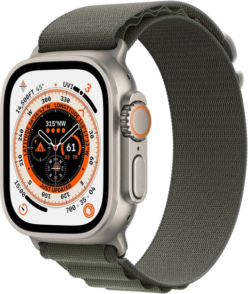 Apple Watch Ultra 49mm GPS + Cellular Natural Titanium Green Alpine Loop