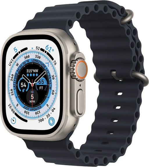 Apple Watch Ultra 49mm GPS + Cellular Natural Titanium Midnight Ocean Band