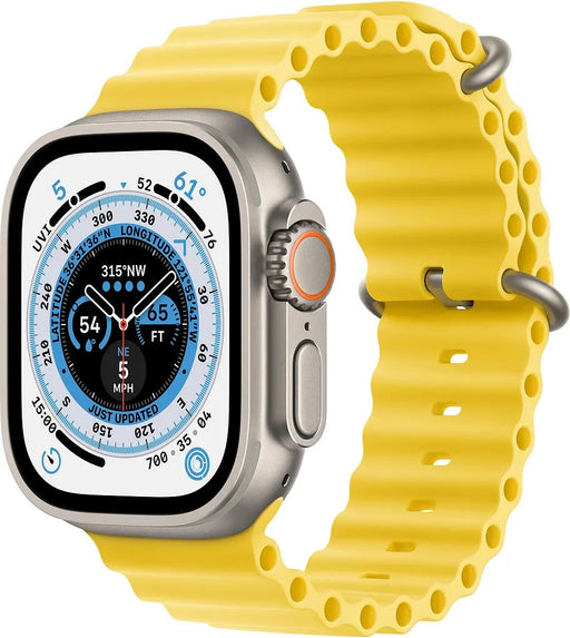 Apple Watch Ultra 49mm GPS + Cellular Natural Titanium Yellow Ocean Band